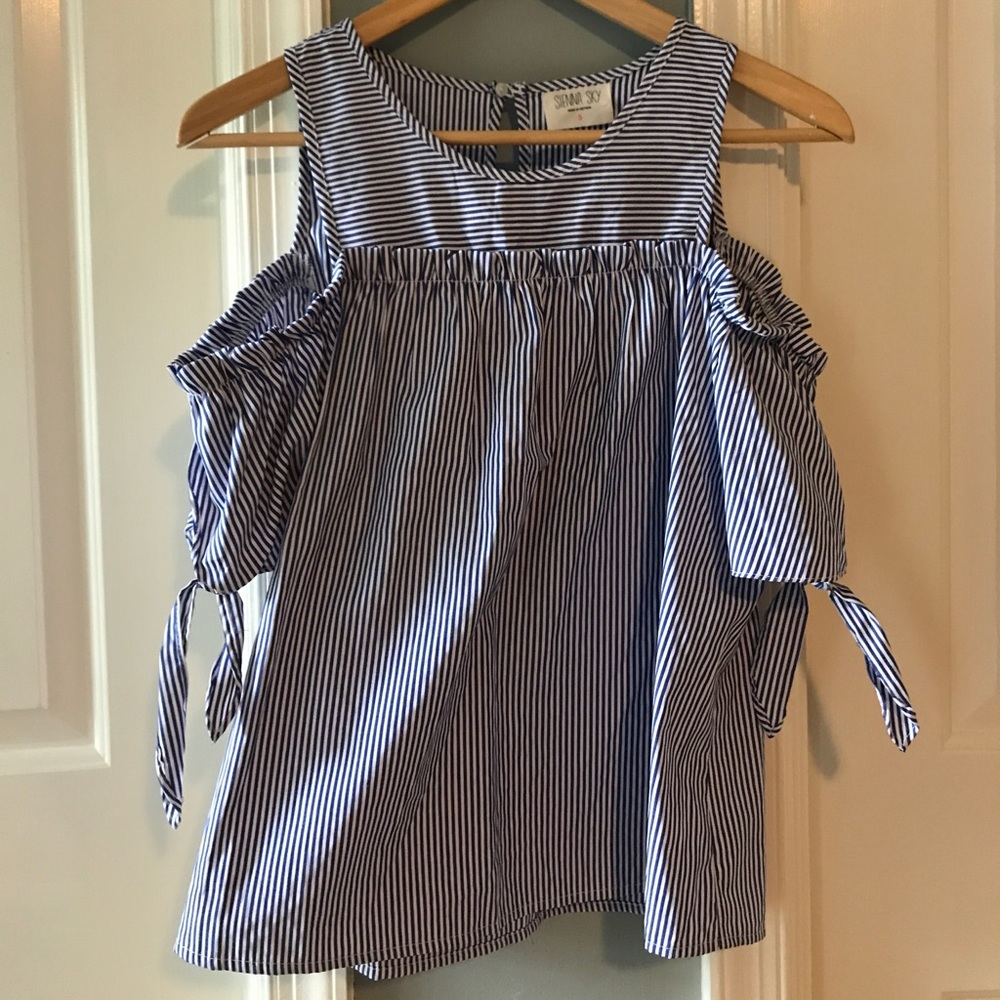 Striped summer blouse